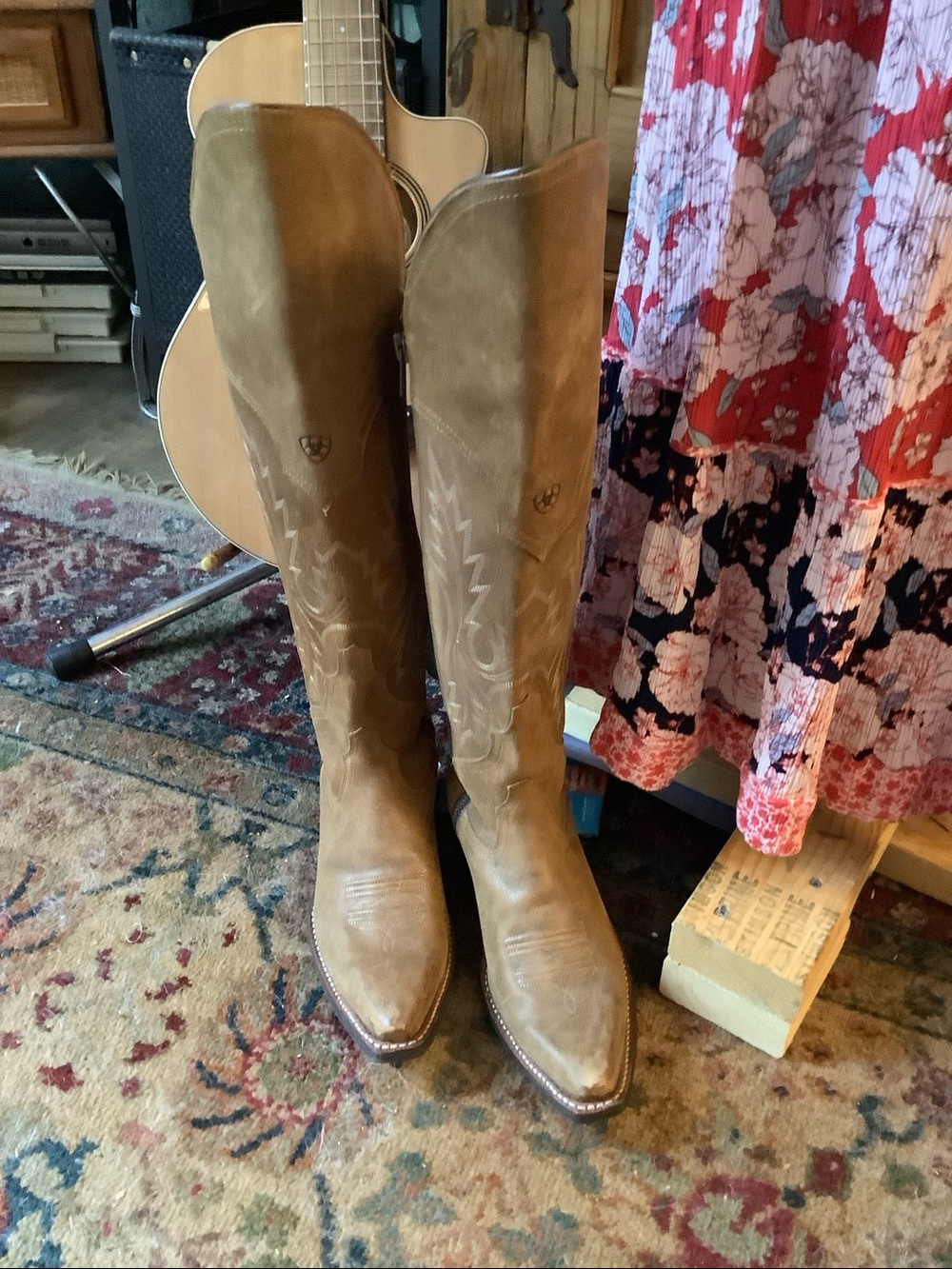 Ariat Women's Over-the-Knee Western Boots in Tan